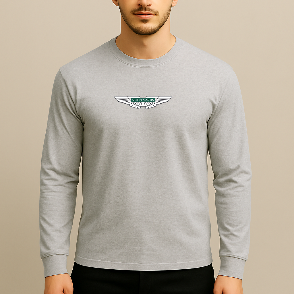 Men's Aston Martin Motorsports Car Long Sleeve T-Shirt